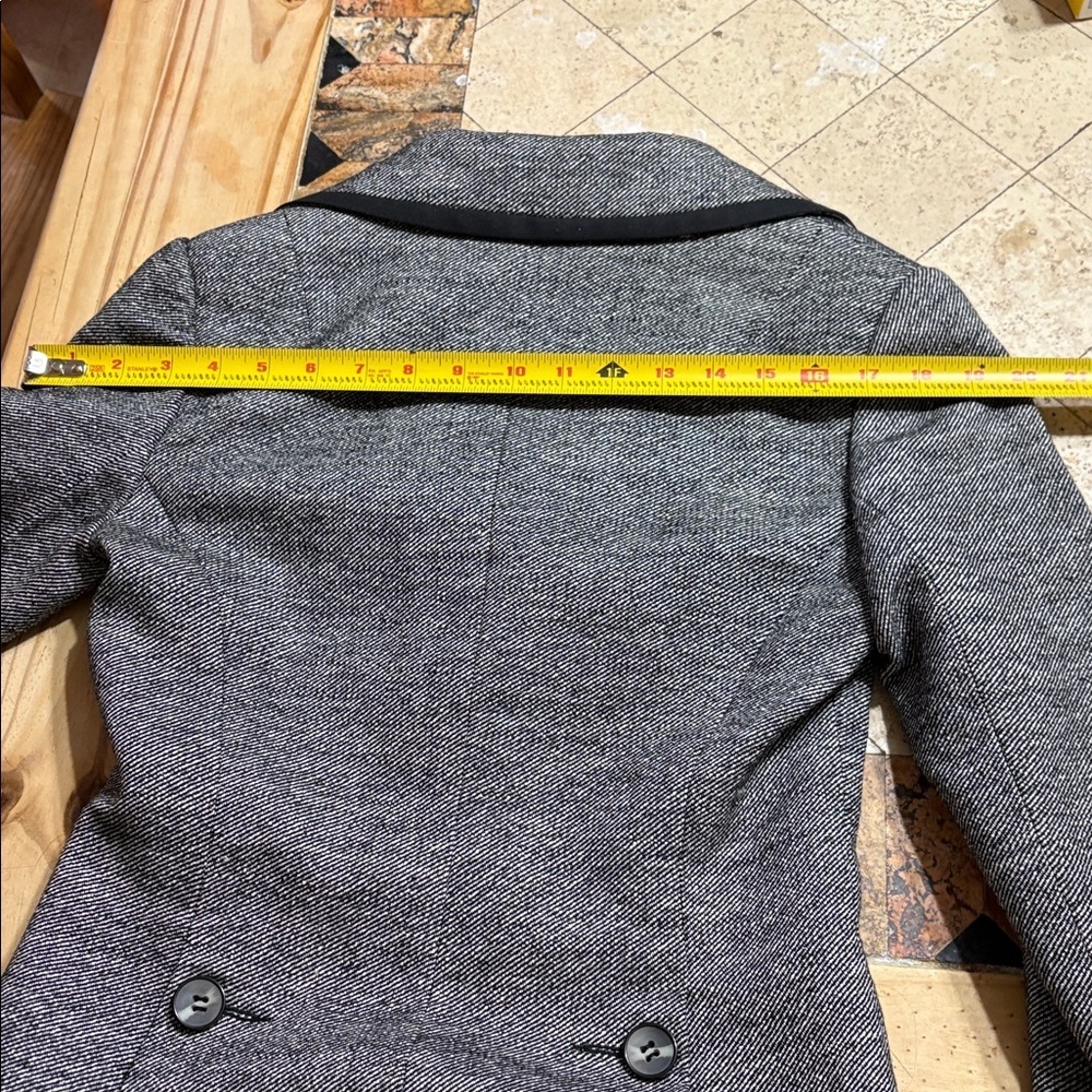 Trina Turk Women's Gray Blazer with Black Trim - Picture 16 of 16
